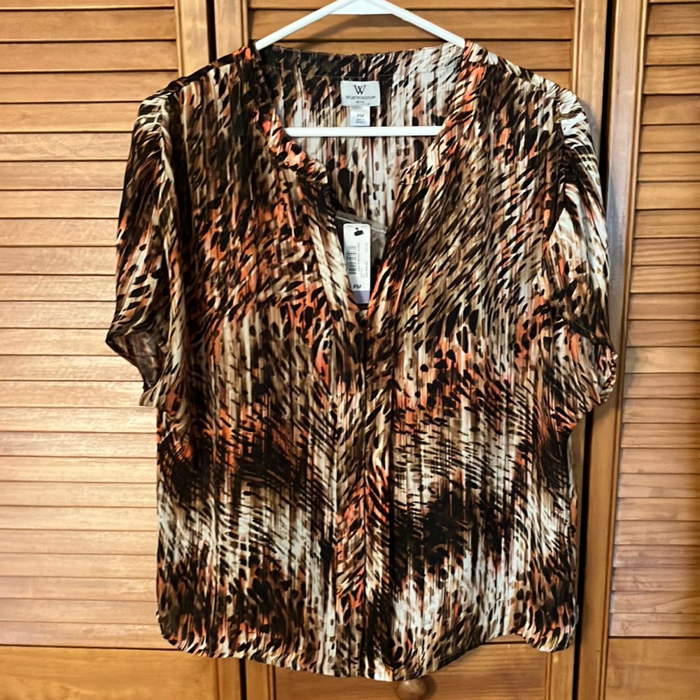 Worthington blouse petite medium brand new